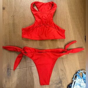 Mikoh *SET* Vibrant Red Bikini